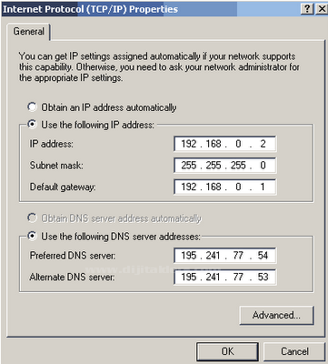 Ip Adresi,dhcp,alt Ağ Maskesi,varsayılan Ağ Geçiti