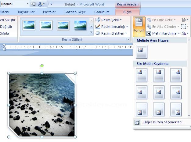 Office 2007 Resim Araçları