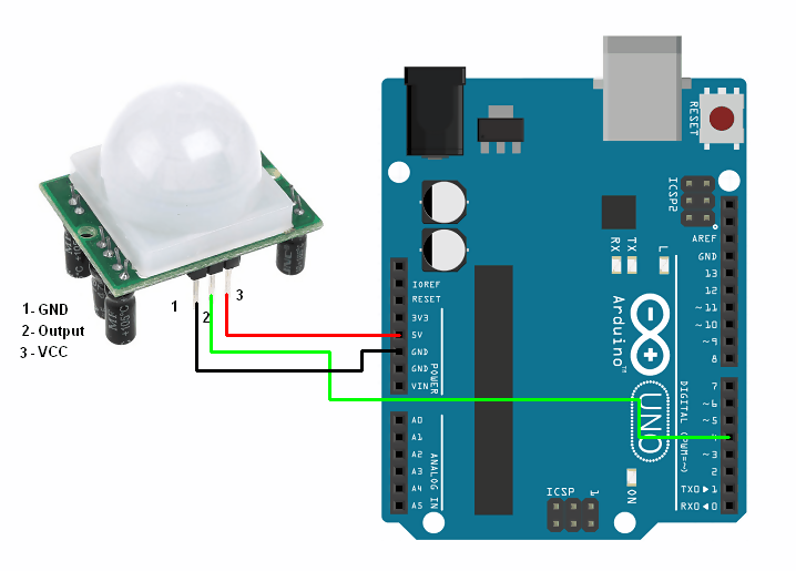 Arduino UNO ve PIR Sensörü