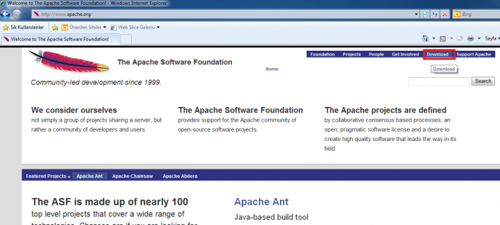 Apache 2.x Kurulumu