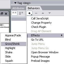 Dreamweaver Behaviors Kullanarak Bir Resim Üzerindeki Map İle Belirlediğiniz Alanlara Fare Gelince O Alanla İlgili Daha Büyültülmüş Bir Resmi Ekrana
