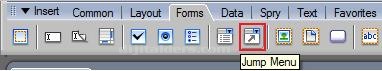 Go To Url, Jump Menu, Jump Menu Go, Open Browser Window, Preload Images