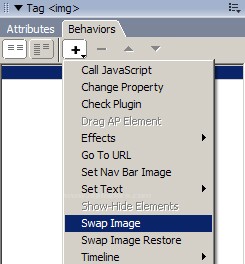 Set Nav Bar Image, Set Text, ShowHide Elements, Swap Image, Swap Image Restore
