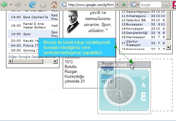 www.google.comigWeb sayfası Anlatımı