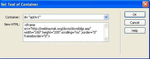 Set Nav Bar Image, Set Text, Show Hide Image, Swap Image, Swap Image Restore