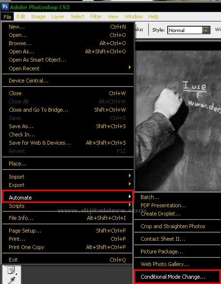 Contact Sheets, Picture Package, Conditional Mode Change, Fit Image, Merge To Hdr, Photomerge