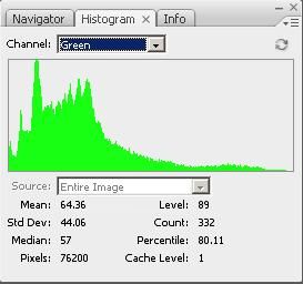 Histogram, Info, Layer Comps