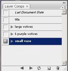 Histogram, Info, Layer Comps