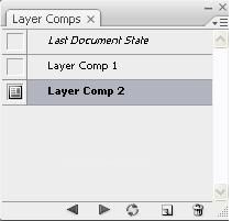 Histogram, Info, Layer Comps