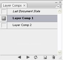 Histogram, Info, Layer Comps