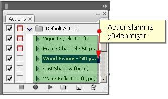 Actions Paneliactions Yüklemek Actions Örneği