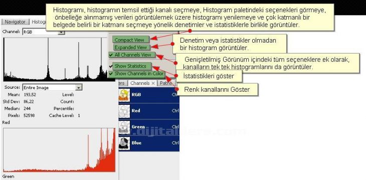 Histogram Info Layer Comps