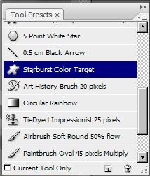 Navigator,path, Tool Preset