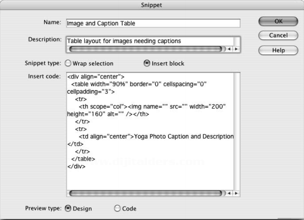 Snippets Paneli ve Araçları