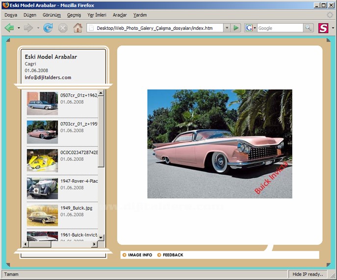Automate Menüsü Web Photo Gallery