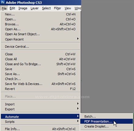 Automate Menüsü PDF Presentation