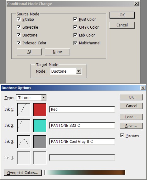 Automate Menüsü Conditional Mode Change, Fit Image