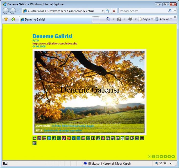 Automate Men&uuml;s&uuml;nden Web Photo Gallery