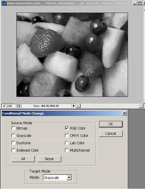 Automate menüsündenConditional Mode Change, Fit Image