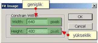 Automate Menüsündenconditional Mode Change, Fit Image