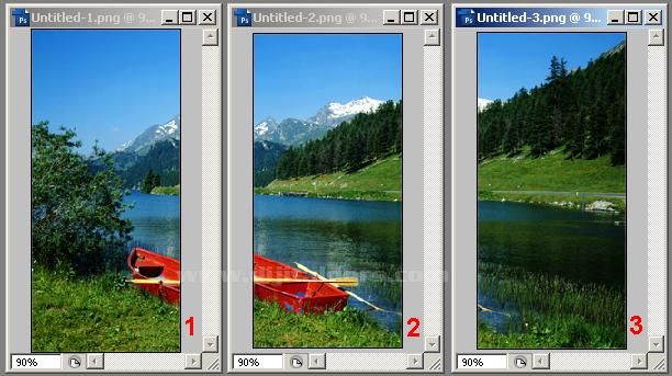 Automate Menüsünden Photomerge