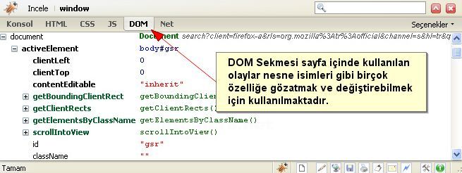 Firebug Eklentisi Kurulumu Ve Özellikleri