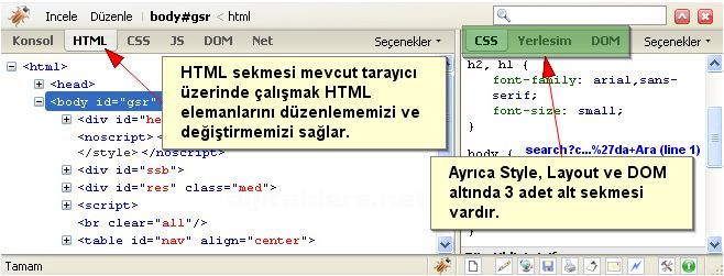 Firebug Eklentisi Kurulumu Ve Özellikleri