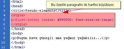 Css 8211; Bazı Stil Özellikleri