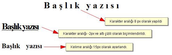 Css 8211; Bazı Stil Özellikleri