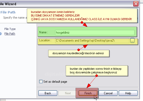 Java Classpath tanımlamaları, Consolda ilk program yazılması, derlenmesi, çalıştırılması Aynı uygulamanın Netbeansta yapılışı ve class, java ve jar dosyalarının gösterilmesi