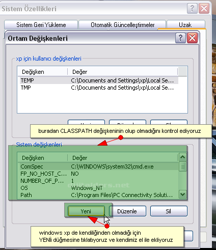 Java Classpath tanımlamaları, Consolda ilk program yazılması, derlenmesi, çalıştırılması Aynı uygulamanın Netbeansta yapılışı ve class, java ve jar dosyalarının gösterilmesi