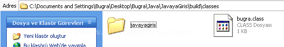 Java Classpath Tanımlamaları, Consolda İlk Program Yazılması, Derlenmesi, Çalıştırılması Aynı Uygulamanın Netbeansta Yapılışı Ve Class, Java Ve Jar Dosyalarının Gösterilmesi