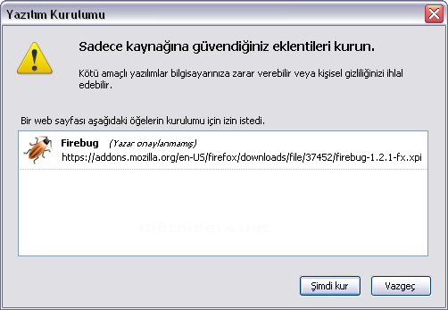 Firefox - Firebug Eklentisi İndirilmesi,Kurulması ve Kullanımı