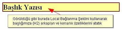 Cssin Html İçerisinde Kullanım Şekilleri, Puseduo Class Örnekleri