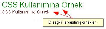 Cssin Html İçerisinde Kullanım Şekilleri, Puseduo Class Örnekleri
