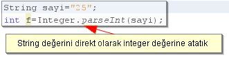 Tipler Ve Tip Dönüşümünün Java Uygulaması İle Anlatımı