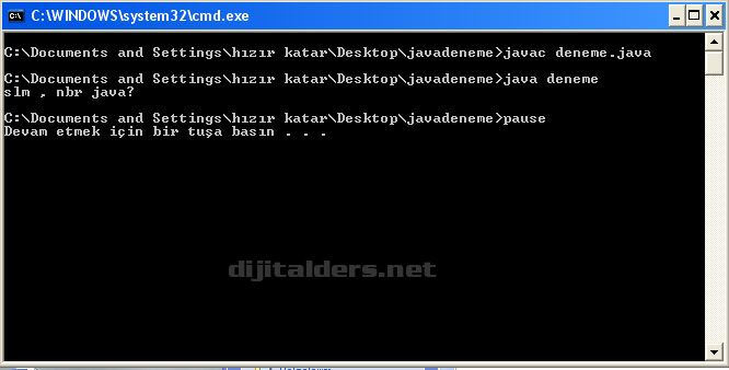 Konsolda Ve Netbeans Ta İlk Program Kodunun Yazılması Ve Çalıştırılması. Netbeans Projesindeki Klasörlerin Amaçları