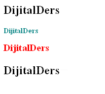 Css Stillerinin Nesneyi Etkileme Yolları Ve Sırası, , ., , Class Css De Neyi İfade Eder.