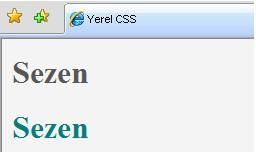 CSS stillerinin nesneyi etkileme yolları ve sırası, , ., , class CSS de neyi ifade eder.