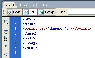 Javascriptin Html Sayfa İçerisine Yazılma Şekilleri