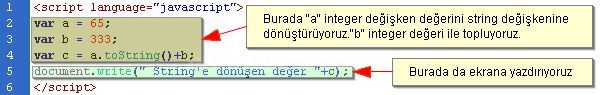 Değişken Tanımlamaları, Operatörler