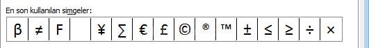 Winword 2007de Simge Eklemek
