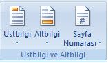 Sayfa Numaraları Bölümlere Farklı Tipte Ve Başlangıç Sayfa Numarası Vermek