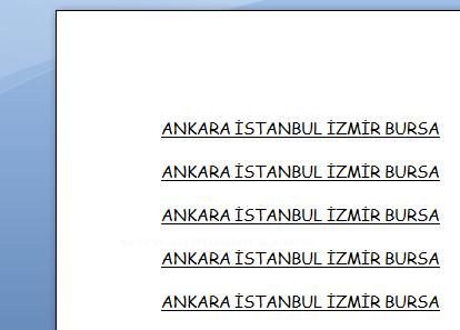 Office 2007 Yazı Tipi Menüsü Ve Araçları