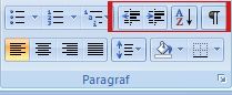 Office 2007de Paragraf İşlemleri