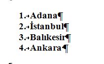 Office 2007de Paragraf İşlemleri