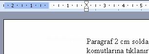 Cetvel Üzerindeki Paragraf İşlemleri Ve Sayfa Ayarlar