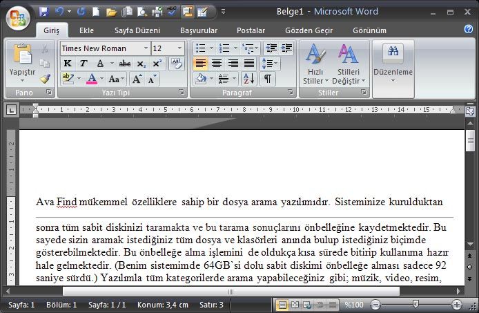 World 2007 - Kenarlıklar Ve Gölgelendirme
