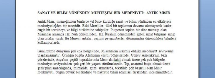 Word 2007 - Başlangıcı Büyüt