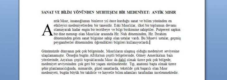Word 2007 - Başlangıcı Büyüt